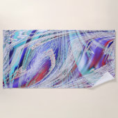 Geslachte gekruiste vogelveren strandlaken (Voorkant)