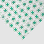 Geslachte klaver wit tissuepapier (Detail)