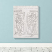 Geslachte Stenen uit de 'Temple of the' Canvas Afdruk (Insitu (Houten vloer))