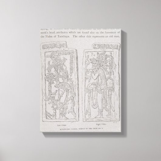 Geslachte Stenen uit de 'Temple of the' Canvas Afdruk (Voorkant)