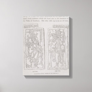 Geslachte Stenen uit de 'Temple of the' Canvas Afdruk