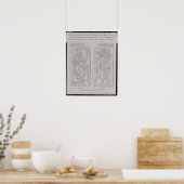 Geslachte Stenen uit de 'Temple of the' Poster (Keuken)