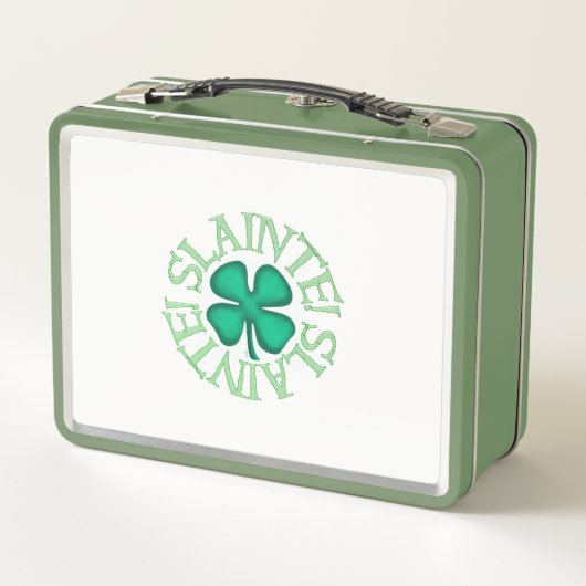 Geslachte witte en groene lunchbox (Achterkant)