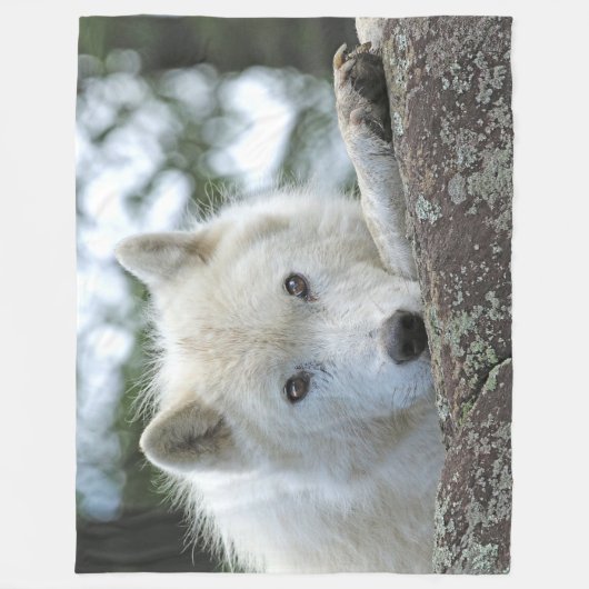 GESLACHTE WOLF FLEECE DEKEN (Voorkant)