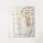 Geslachtneutrale berenballonnen wandkleed (Voorkant)