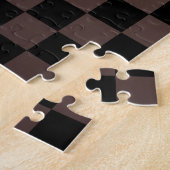 Geslachtsanarchisme symbool, embleem op donkere sc legpuzzel (Zijkant)