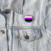 Geslachtsgeluk Pride Flag Button (In situ)