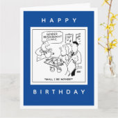 Geslachtsherschikking Klinische Cartoon Kaart (Gele Bloem)