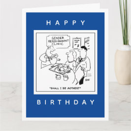 Geslachtsherschikking Klinische Cartoon Kaart