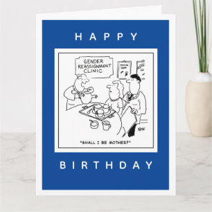 Geslachtsherschikking Klinische Cartoon Kaart