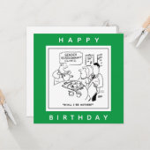 Geslachtsherschikking Klinische Cartoon Kaart (Voorkant / Achterkant in situ)