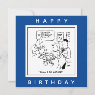 Geslachtsherschikking Klinische Cartoon Kaart