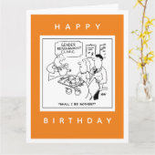 Geslachtsherschikking Klinische Cartoon Kaart (Gele Bloem)