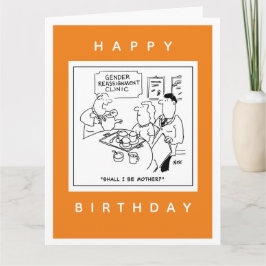 Geslachtsherschikking Klinische Cartoon Kaart