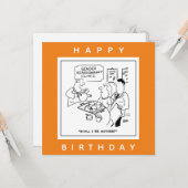 Geslachtsherschikking Klinische Cartoon Kaart (Voorkant / Achterkant in situ)