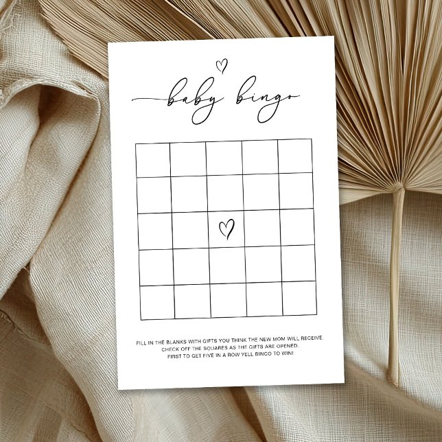 Geslachtsneutraal baby bingo spel (Creator heeft geüpload)