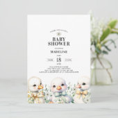 Geslachtsneutraal Baby shower voor ganzen Kaart (Staand voorkant)