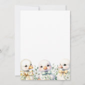 Geslachtsneutraal Baby shower voor ganzen Kaart (Achterkant)