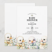 Geslachtsneutraal Baby shower voor ganzen Kaart (Voorkant / Achterkant)