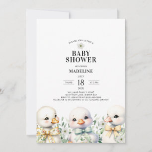 Geslachtsneutraal Baby shower voor ganzen Kaart