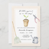 Geslachtsneutraal Little Sprout Baby shower Kaart (Voorkant)