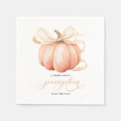 Geslachtsneutraal pompoenpapier servet (Voorkant)