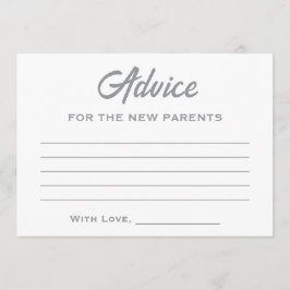 Geslachtsneutraal Winter Little Snowflake Baby sho Advieskaart