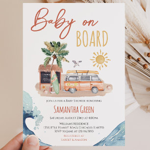 Geslachtsneutrale 'Baby aan Boord' Baby Shower Kaart