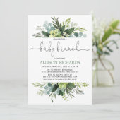 Geslachtsneutrale baby bladgroen kaart (Staand voorkant)