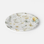 Geslachtsneutrale Baby (geel) Papieren Bordje (Gekanteld)