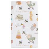 Geslachtsneutrale Baby showers geschenkzak Klein Cadeauzakje (Achterkant)