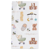 Geslachtsneutrale Baby showers geschenkzak Klein Cadeauzakje (Voorkant)
