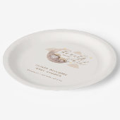 Geslachtsneutrale Barly Wait Moon Star Sleepy Beer Papieren Bordje (Gekanteld)