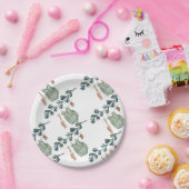 Geslachtsneutrale Boho | BABY SHOWER WATERVERF Papieren Bordje (Feest)