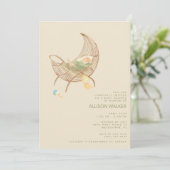 Geslachtsneutrale Boho Baby Sprinkle Shower Kaart (Staand voorkant)