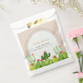 Geslachtsneutrale Boho cactus archa Baby shower Bedankzakje (Gezegeld)