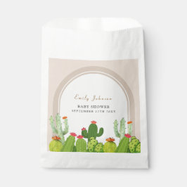 Geslachtsneutrale Boho cactus archa Baby shower Bedankzakje