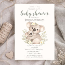 Geslachtsneutrale Cottagecore Boho Koala Babyborre