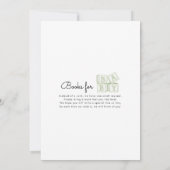 Geslachtsneutrale Giraffe Baby shower Kaart (Achterkant)