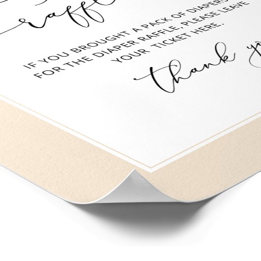 Geslachtsneutrale herfst bloemenboog Luierverlotin Poster (Hoek)