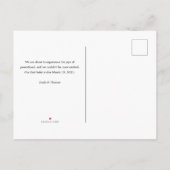 Geslachtsneutrale kalender Zwangerschap Onbekend/  Aankondigingskaart (Achterkant)