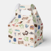 Geslachtsneutrale  kinderspeelgoed Baby shower Bedankdoosjes (Achterkant)