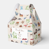 Geslachtsneutrale  kinderspeelgoed Baby shower Bedankdoosjes (Voorkant Zijde)