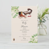 Geslachtsneutrale  kinderspeelgoed Baby shower Kaart (Staand voorkant)