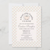 Geslachtsneutrale kleine pompoen Herfst Baby showe Kaart (Voorkant)