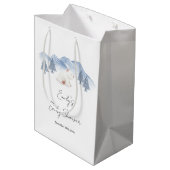 Geslachtsneutrale winterpolaire Beer Baby shower Medium Cadeauzakje (Achterkant Gekanteld)