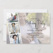 Geslachtsonafhankelijk | Fotocollage | Verjaardags Kaart (Voorkant)