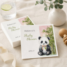 Geslachtsonafhankelijke babyshower voor Baby Panda