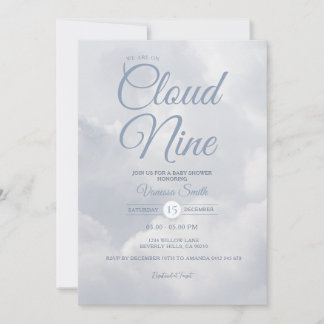 Geslachtsonbekend We Zweven Op Wolken Baby Borrel Kaart