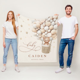 Geslachtsonderdrukte babyfeest cadeau voor de baby fleece deken